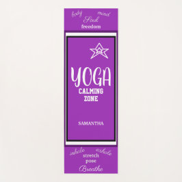 Tapete De Yoga Violet White