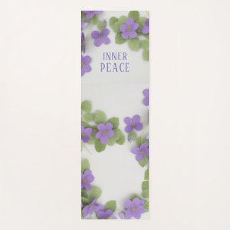 Tapete De Yoga Violetas da Paz interna - Yoga Mat