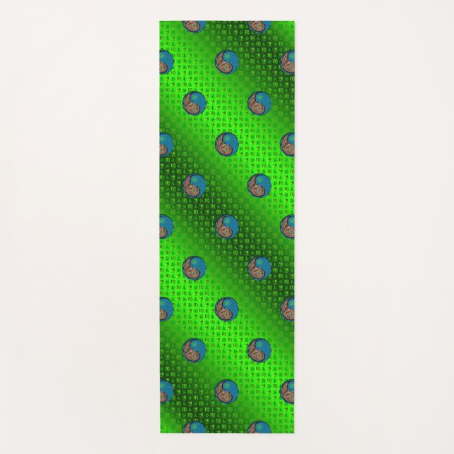 Tapete De Yoga Virgem e Caprino de Água (Frente)