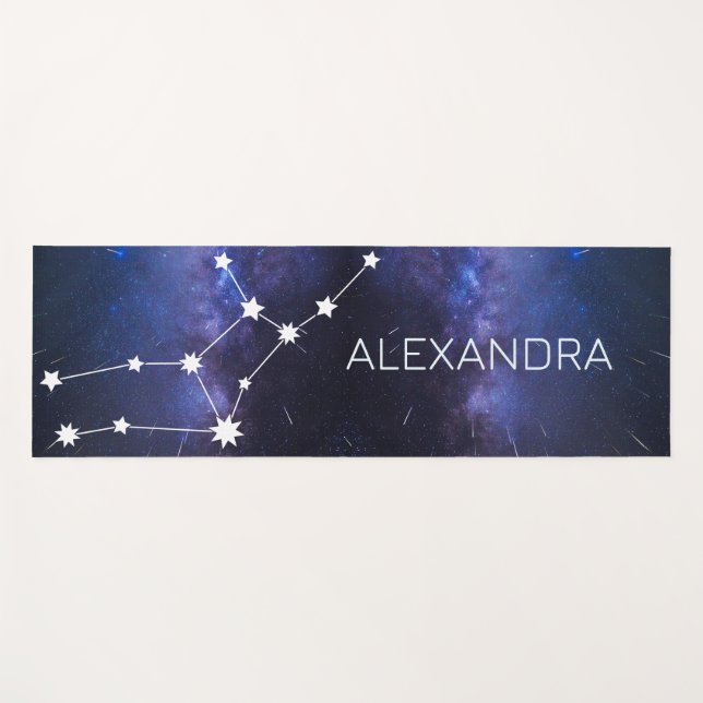 Tapete De Yoga Virgo - Sinal Yoga Mat (Frente (Horizontal))