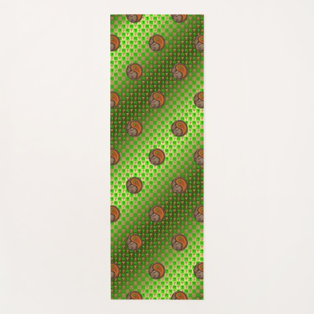 Tapete De Yoga Virgo & Wood Rat (Frente)