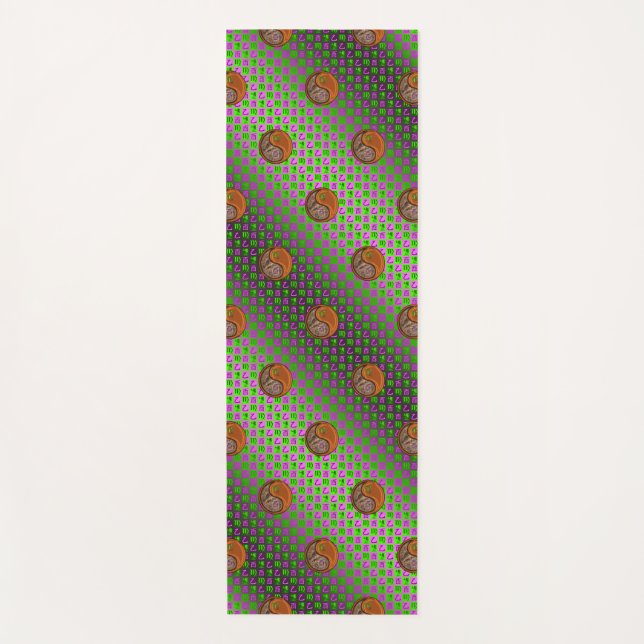 Tapete De Yoga Virgo & Wood Rooster (Frente)