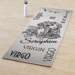 Tapete De Yoga Virgo Zodiac Silver Personalizado