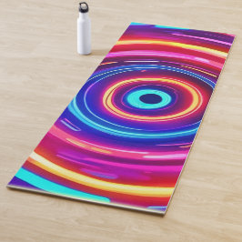 Tapete De Yoga Vórtice de Luz Radiante