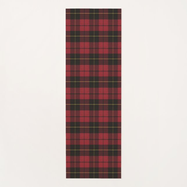 Tapete De Yoga Wallace Red Weathered Original Scottish Tartan (Frente)