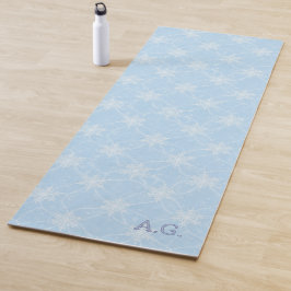 Tapete De Yoga Wellness Waters Exercise Mat - Icy Snowflake 