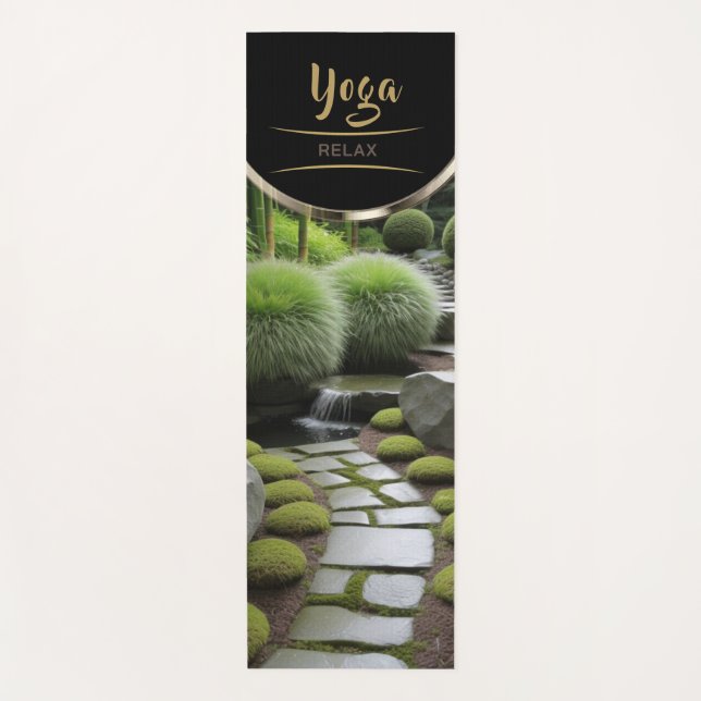 Tapete De Yoga Wild Moss Bush Path - Yoga Mat (Frente)