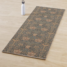 William Morris sobre Yoga Mat de Yoga Azul