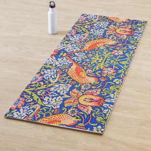 Tapete De Yoga William Morris Strawberry famosa pintura do ladrão