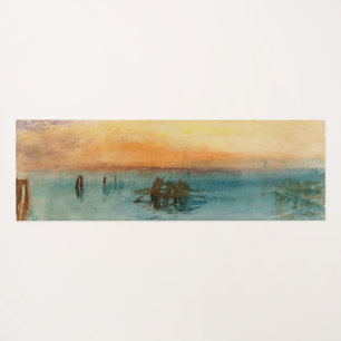 Tapete De Yoga William Turner - A laguna perto de Veneza no Sunse
