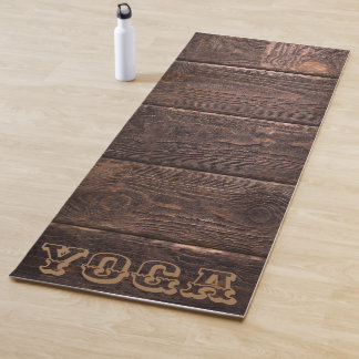 Tapete De Yoga Wood Art