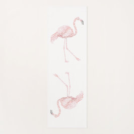 Tapete De Yoga World Word Flamingo Yoga Mat
