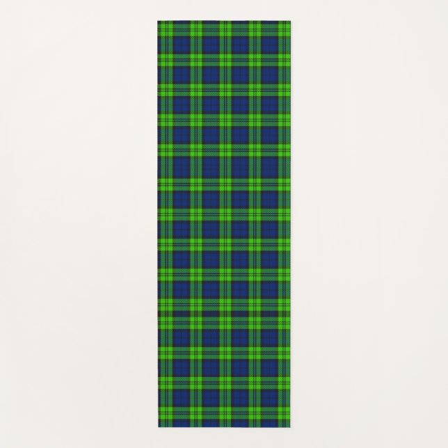 Tapete De Yoga Xadrez Blackwatch Tartan (Frente)