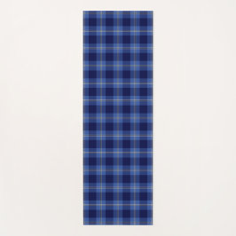 Tapete De Yoga Xadrez de Tartan azul - Yoga Mat