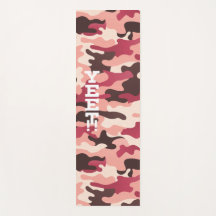 Yeet Pink e Magenta Camouflage Yoga Mat