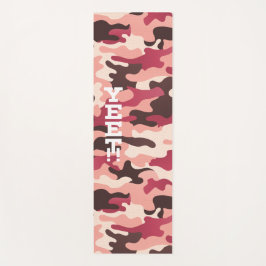 Tapete De Yoga Yeet Pink e Magenta Camouflage Yoga Mat