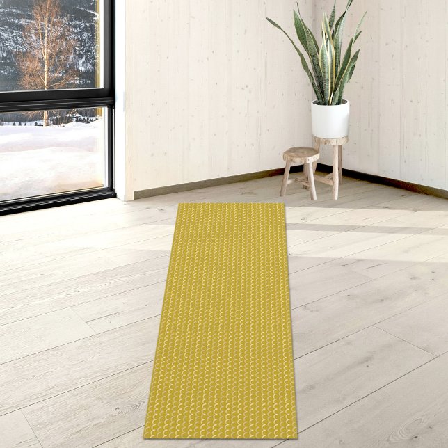 Tapete De Yoga Yellow Waves Pattern Yoga Mat (Criador carregado)