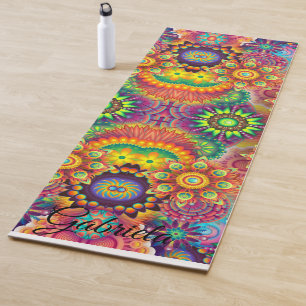 Tapete De Yoga Yoga, cores lindas malhação YOGA personalizada