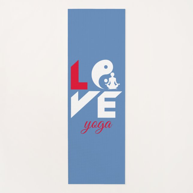 Tapete De Yoga Yoga do amor (Frente)
