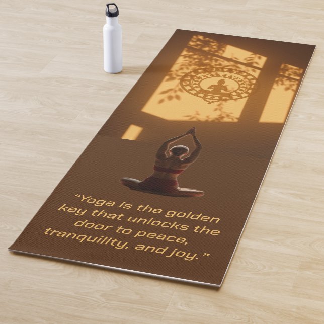 Tapete De Yoga Yoga é a chave do Ouro (In Situ)
