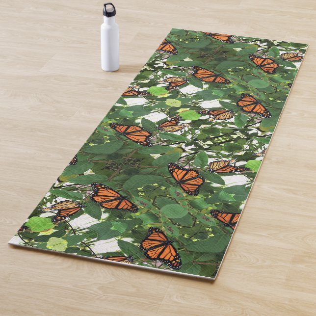 Tapete De Yoga Yoga Exercise Mat Monarch Butterflies (In Situ)