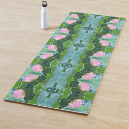 Tapete De Yoga Yoga Exercise Mat Pink Lotus #1