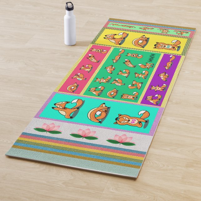 Tapete De Yoga Yoga Fox - Ver Anterior - Yoga Mat (In Situ)