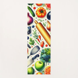 Tapete De Yoga Yoga in the kitchen.