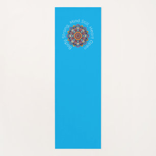 Tapete De Yoga Yoga Mantra Mandala Design Mat