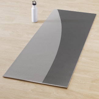 Tapete De Yoga Yoga Mat Abstrato preto e branco