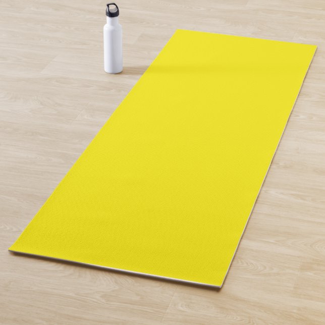 Tapete De Yoga Yoga Mat Amarelo Clássico (In Situ)