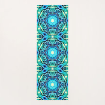 Yoga Mat Azul e Verde