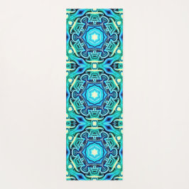 Tapete De Yoga Yoga Mat Azul e Verde