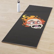 Yoga Mat, Cabeça de Fogo Escovilélica