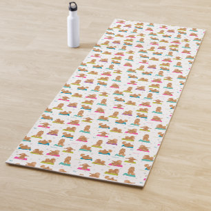 Tapete De Yoga Yoga Mat, cão alemão Spitz da Pomerânia