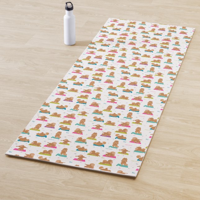 Tapete De Yoga Yoga Mat, cão alemão Spitz da Pomerânia (In Situ)