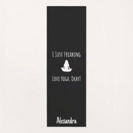 Tapete De Yoga Yoga Mat Cool Fun Funny Yogi Joke Typography Humor