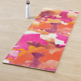 Tapete De Yoga Yoga Mat, cor-de-rosa, da Camoufla