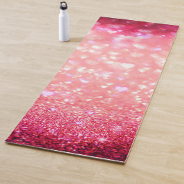 Tapete De Yoga Yoga Mat - Corações Sparkle