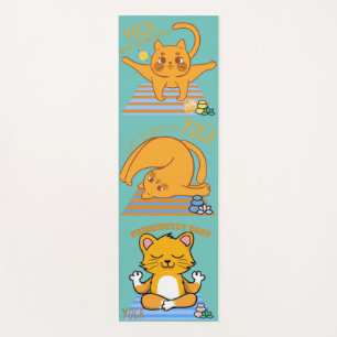 Tapete De Yoga Yoga Mat de Três Gatos