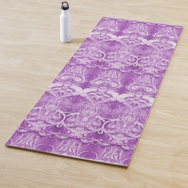 Tapete De Yoga Yoga Mat Decorativo Roxo (In Situ)