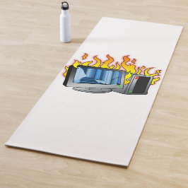 Tapete De Yoga Yoga Mat do Fogo do Computador