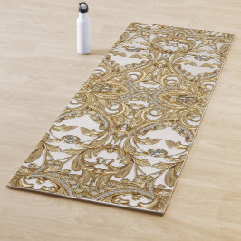 Tapete De Yoga Yoga Mat Dourado decorativo