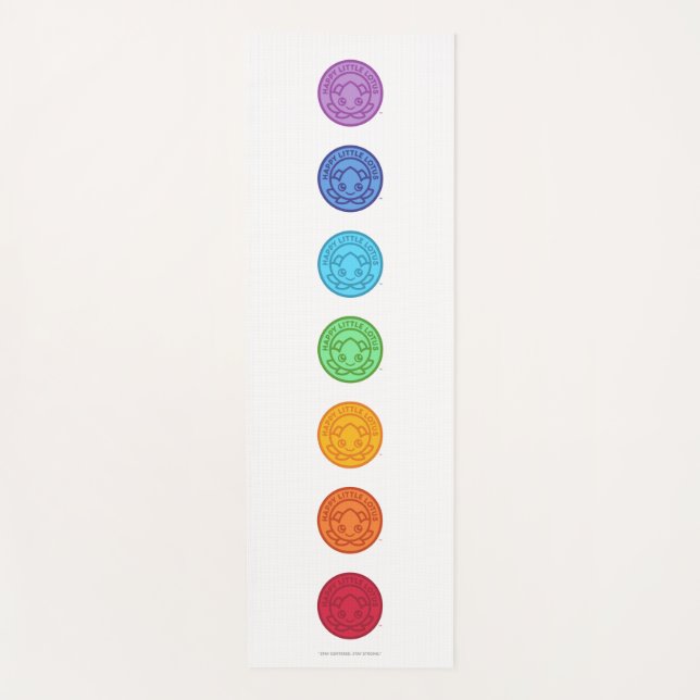 Tapete De Yoga Yoga Mat - Feliz Pequeno Lotus (Frente)