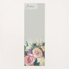 Tapete De Yoga Yoga Mat Floral Personalizado