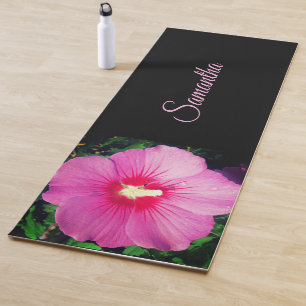 Tapete De Yoga Yoga Mat - Fotografia Floral Rosa