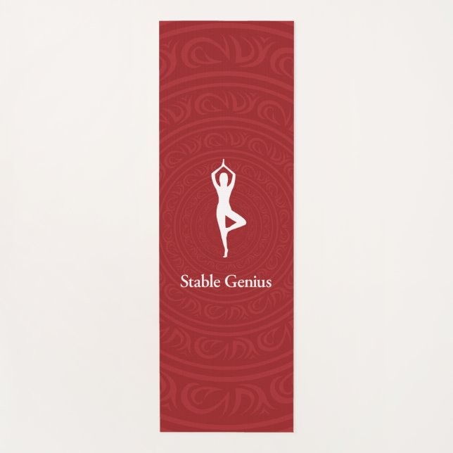 Tapete De Yoga Yoga Mat "Genius Estável" (Frente)