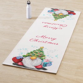Tapete De Yoga Yoga Mat Gift Gnomo de Natal com presentes