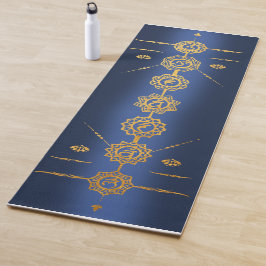 Tapete De Yoga Yoga mat guide 7 Chakras ouro