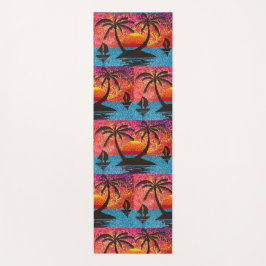 Tapete De Yoga Yoga Mat - Ilha Tropical